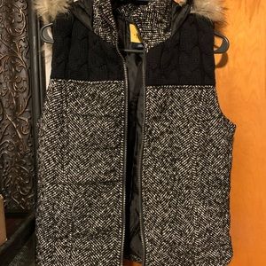Black Knitted Vest